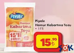 PİYALE HAMUR KABARTMA TOZU 15'Lİ fiyat ve kampanya bilgisi
